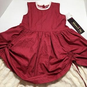 Mustard Pie Emmaline Dress Mystic Evergreen Red 12